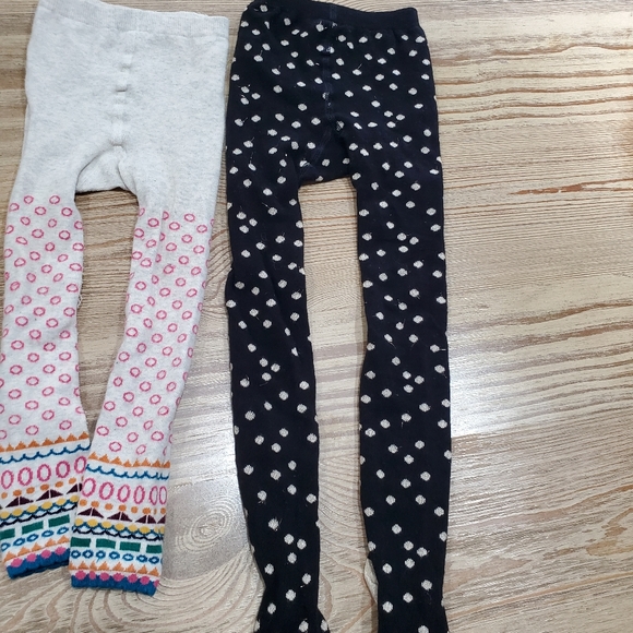 Hanna Andersson Thick Polka-dot Tights - Picture 3 of 8